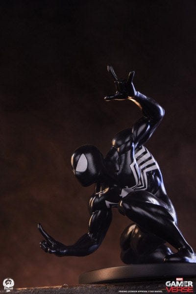 PCS Spider-Man Marvel Gamerverse Classics Spider-Man (Black Suit Edition) 1/10 Scale Statue