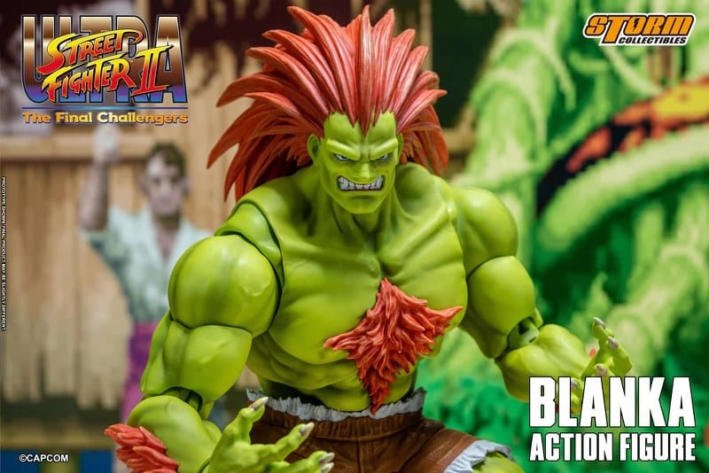 STORM COLLECTIBLES Ultra Street Fighter II: The Final Challengers - Blanka 1/12 Scale Action Figure