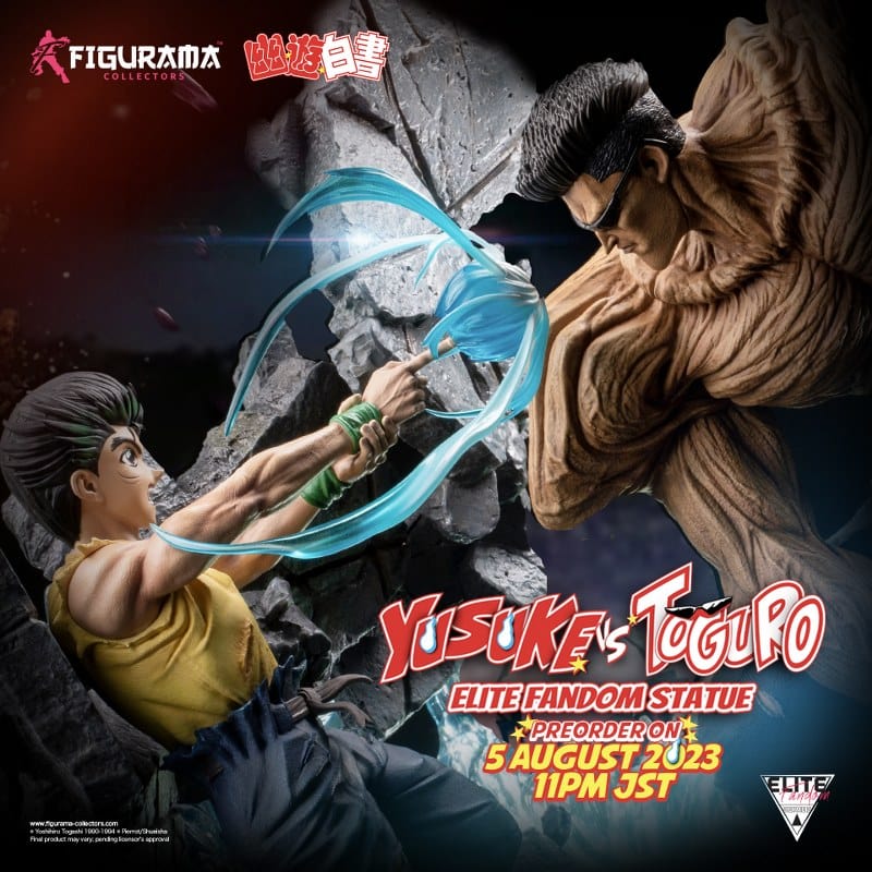 FIGURAMA YU YU HAKUSHO: YUSUKE VS TOGURO ELITE FANDOM STATUE