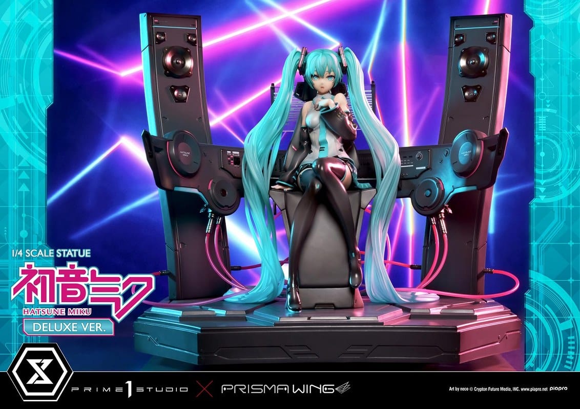 PRIME 1 STUDIO PRISMA WING Hatsune Miku "Art by neco" Deluxe Version 1/4 Scale Statue