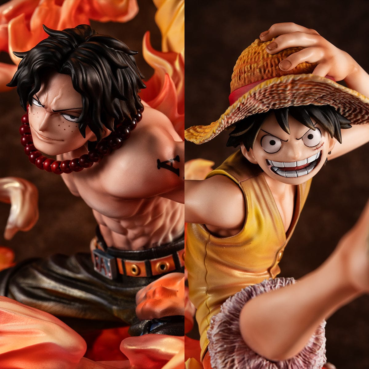 MEGAHOUSE Portrait.Of.Pirates: ONE PIECE "NEO-MAXIMUM” - Luffy & Ace – Brothers' Bond – 20th LIMITED Ver.