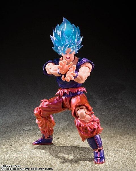 BANDAI SPIRITS Dragon Ball Super S.H. Figuarts Son Goku (Kaio-ken Ver. Vjump Limited 30th Anniversary + SHF Gamma 1 + SHF Gamma 2