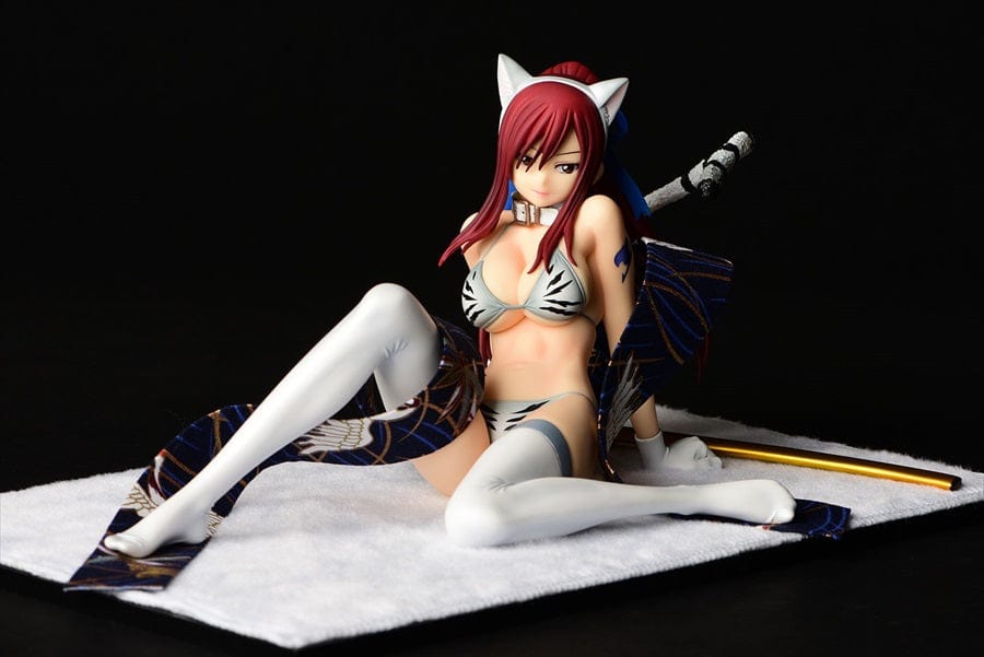 ORCATOYS Fairy Tail Erza Scarlet (White Tiger Cat Gravure Style Ver.) 1/6 Scale Figure