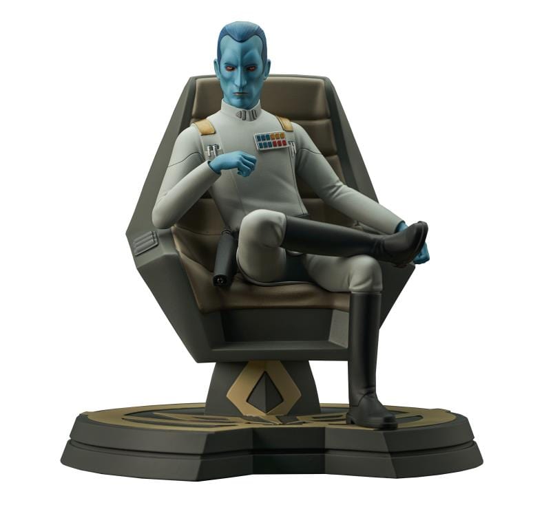 DIAMOND SELECT Star Wars: Rebels Premier Collection Thrawn on Throne 1/7 Scale Limited Edition Statue