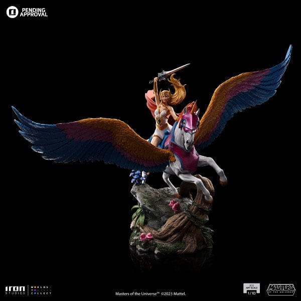 IRON STUDIOS She-ra and Swift Wind Deluxe - Masters of the Universe - Art Scale 1/10