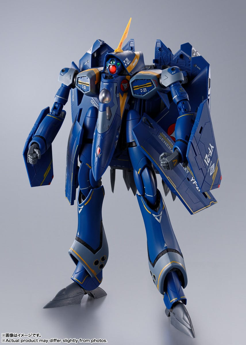 BANDAI SPIRITS Macross Plus DX Chogokin YF-21 (Guld Goa Bowman Machine)