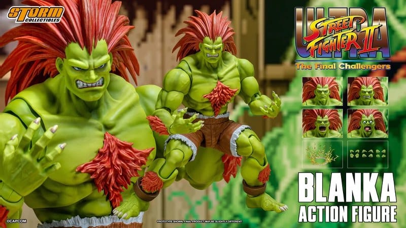 STORM COLLECTIBLES Ultra Street Fighter II: The Final Challengers - Blanka 1/12 Scale Action Figure