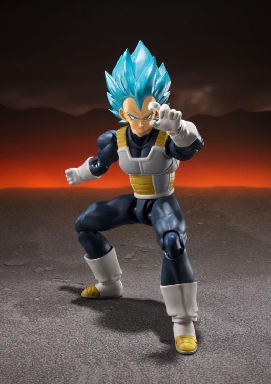 BANDAI SPIRITS Dragon Ball Super: Broly S.H.Figuarts Super Saiyan God Super Saiyan Vegeta (15th Anniversary Ver.) Exclusive