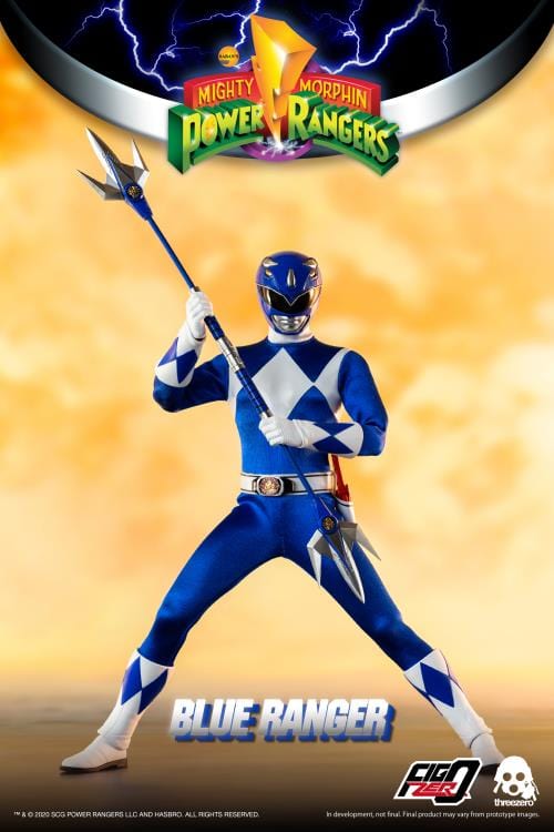 THREEZERO Mighty Morphin Power Rangers FigZero Blue Ranger 1/6 Scale Figure