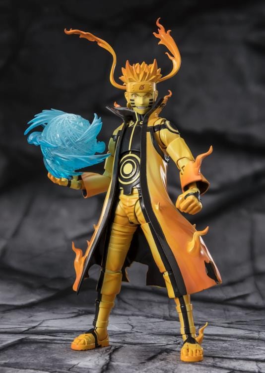 BANDAI SPIRITS Naruto: Shippuden S.H.Figuarts Naruto Uzumaki (Kurama Link Mode Ver.) (The Power of Hope That Connects Feelings) Exclusive