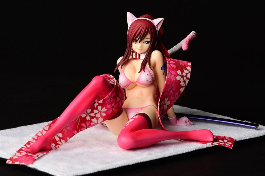 ORCATOYS Fairy Tail Erza Scarlet (Cherry Blossom Cat Gravure Style Ver.) 1/6 Scale Figure