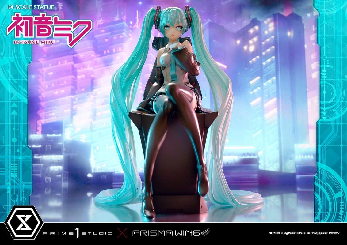 PRIME 1 STUDIO PRISMA WING Hatsune Miku "Art by neco" 1/4 Scale Statue