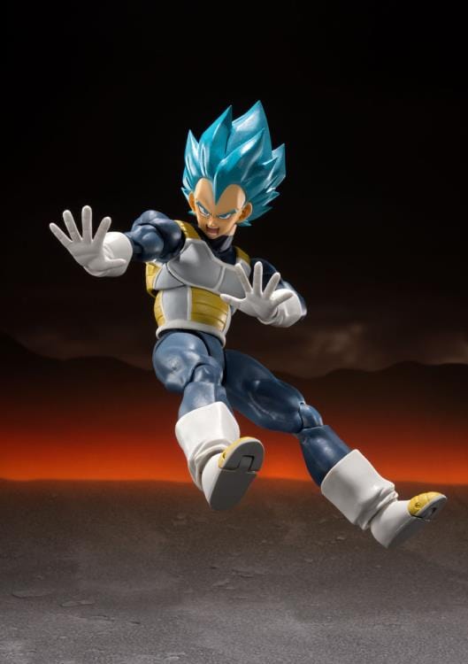 BANDAI SPIRITS Dragon Ball Super: Broly S.H.Figuarts Super Saiyan God Super Saiyan Vegeta (15th Anniversary Ver.) Exclusive