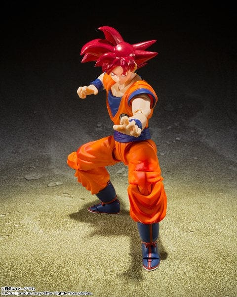 BANDAI SPIRITS Dragon Ball Super S.H.Figuarts Super Saiyan God Goku (Saiyan God of Virtue)