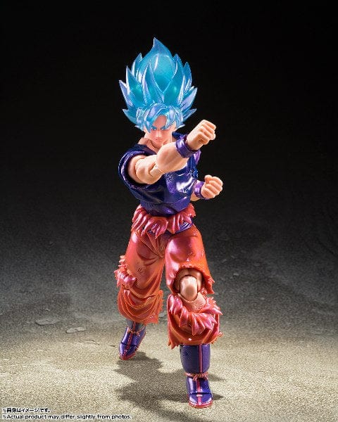 BANDAI SPIRITS Dragon Ball Super S.H. Figuarts Son Goku (Kaio-ken Ver. Vjump Limited 30th Anniversary + SHF Gamma 1 + SHF Gamma 2