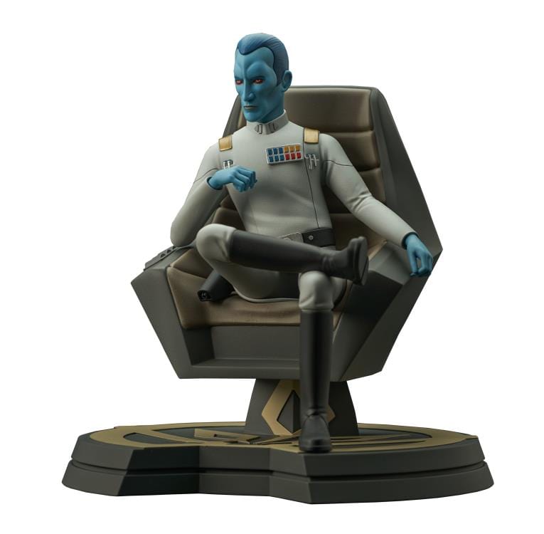 DIAMOND SELECT Star Wars: Rebels Premier Collection Thrawn on Throne 1/7 Scale Limited Edition Statue