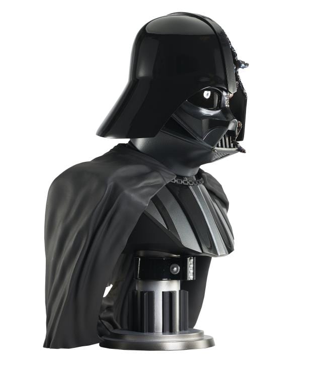 DIAMOND SELECT Star Wars: Obi-Wan Kenobi Legends in 3D Darth Vader (Damaged Helmet) 1/2 Scale Limited Edition Bust