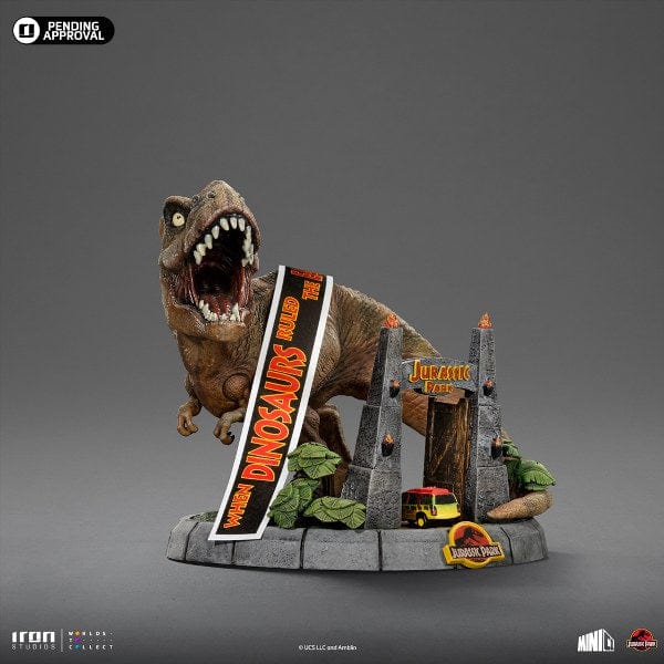 IRON STUDIOS T-Rex 30th Anniversary Deluxe - Jurassic Park - MiniCo