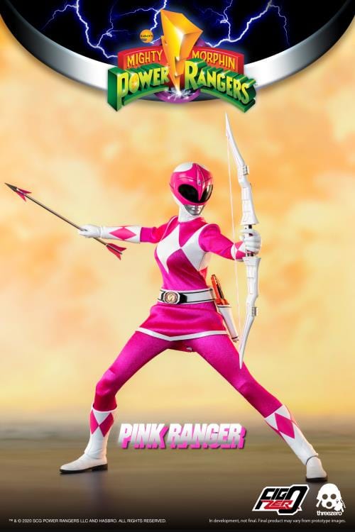 THREEZERO Mighty Morphin Power Rangers FigZero Pink Ranger 1/6 Scale Figure