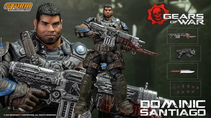 STORM COLLECTIBLES Gears of War Dominic Santiago 1/12 Scale Figure