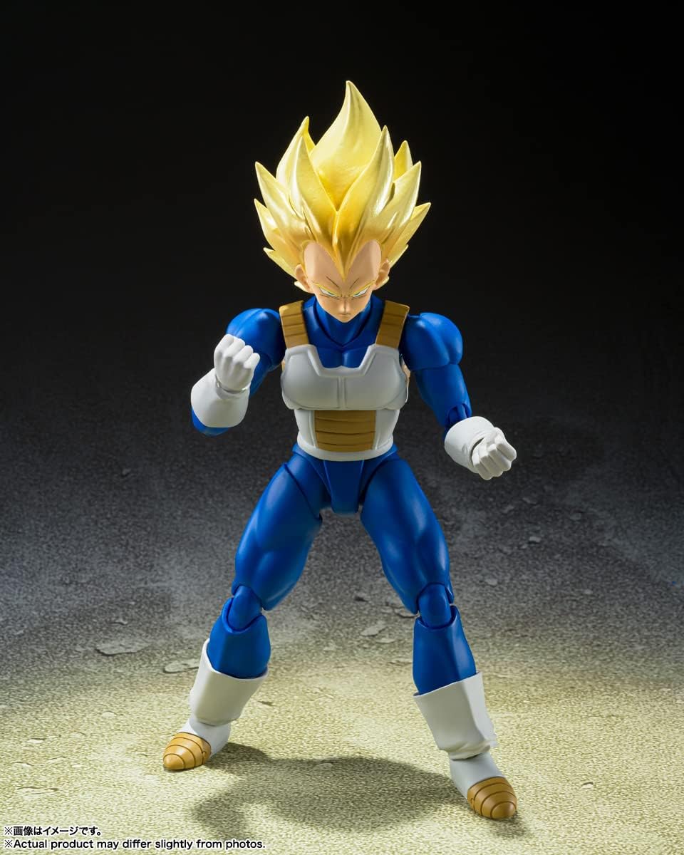 BANDAI SPIRITS Dragon Ball Z S.H.Figuarts Super Saiyan Vegeta (Awakened Super Saiyan Blood)