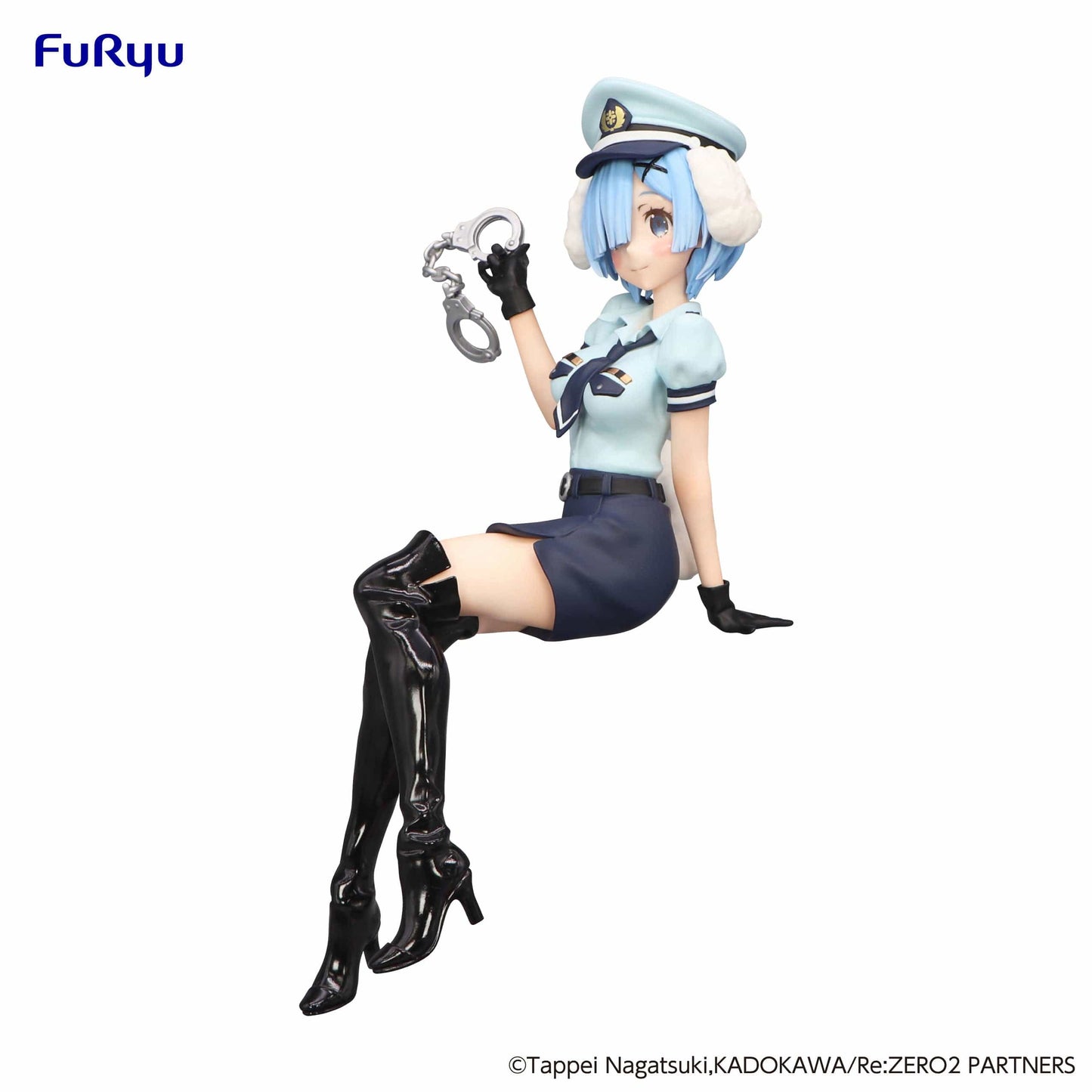 FURYU Re:Zero -Starting Life in Another World- Rem (Inumimi Police Ver.) Noodle Stopper Figure