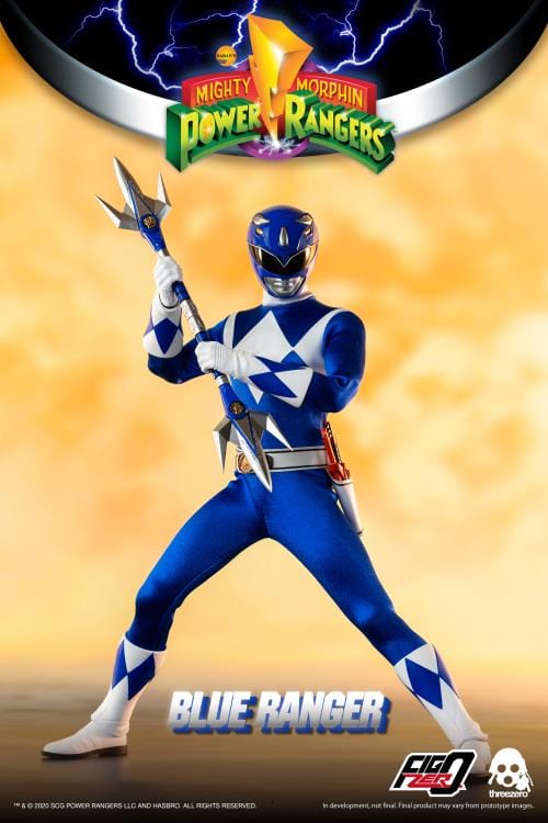 THREEZERO Mighty Morphin Power Rangers FigZero Blue Ranger 1/6 Scale Figure