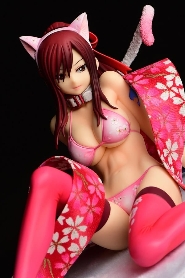 ORCATOYS Fairy Tail Erza Scarlet (Cherry Blossom Cat Gravure Style Ver.) 1/6 Scale Figure