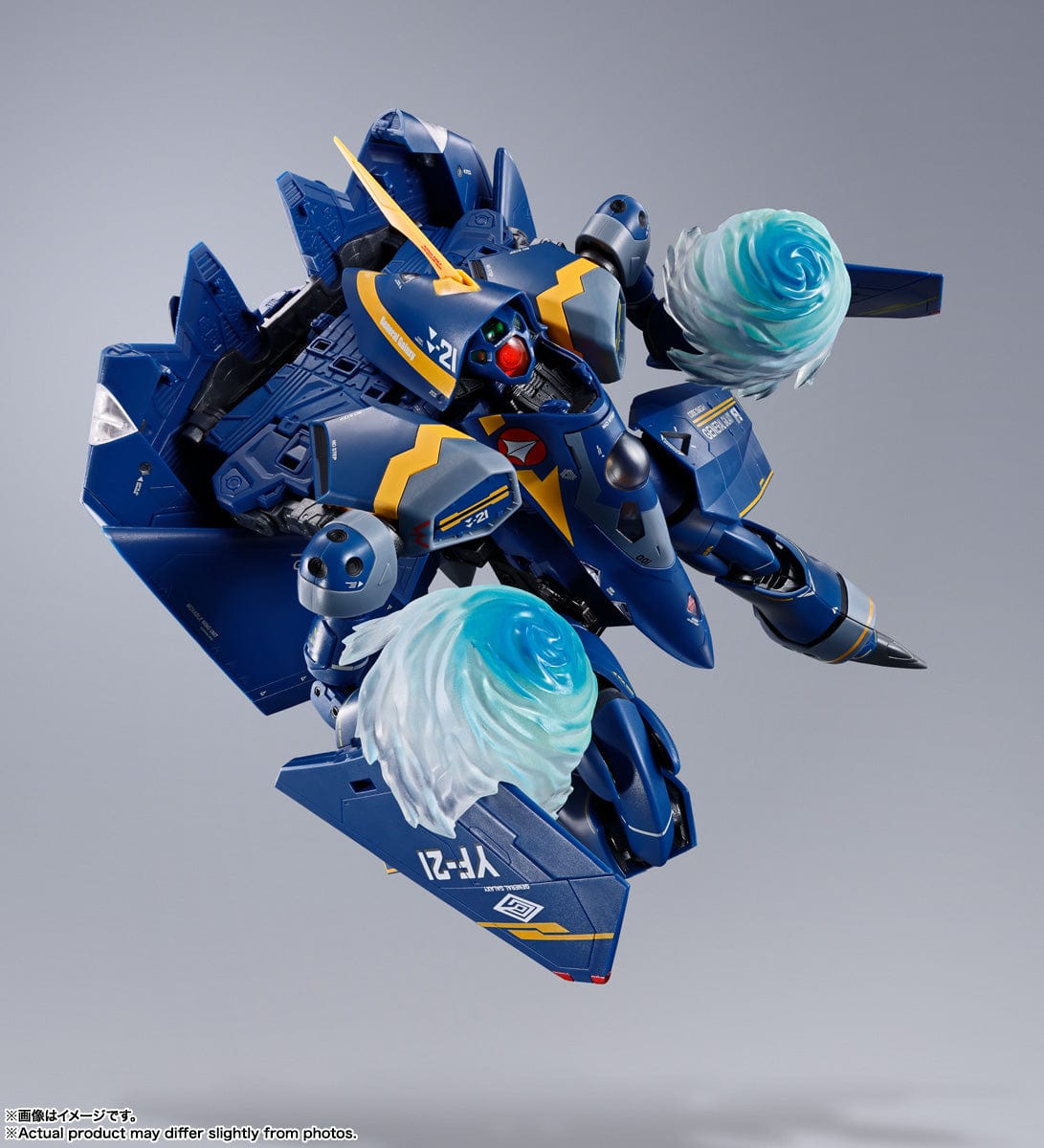 BANDAI SPIRITS Macross Plus DX Chogokin YF-21 (Guld Goa Bowman Machine)