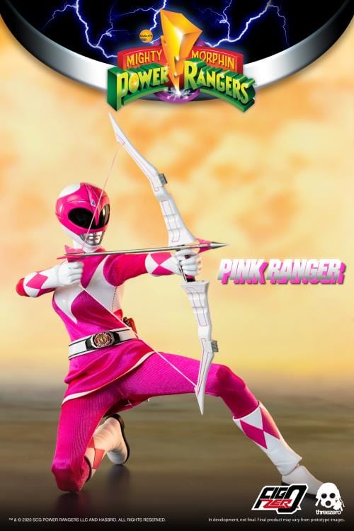 THREEZERO Mighty Morphin Power Rangers FigZero Pink Ranger 1/6 Scale Figure