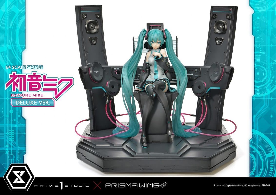 PRIME 1 STUDIO PRISMA WING Hatsune Miku "Art by neco" Deluxe Version 1/4 Scale Statue