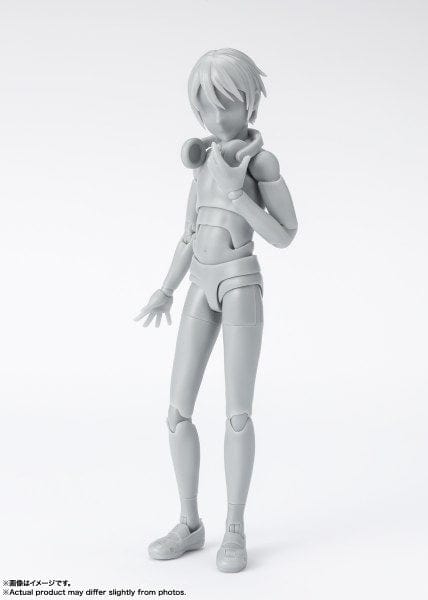 BANDAI SPIRITS S.H.Figuarts DX Body-kun School Life Edition Set (Gray Color Ver.)