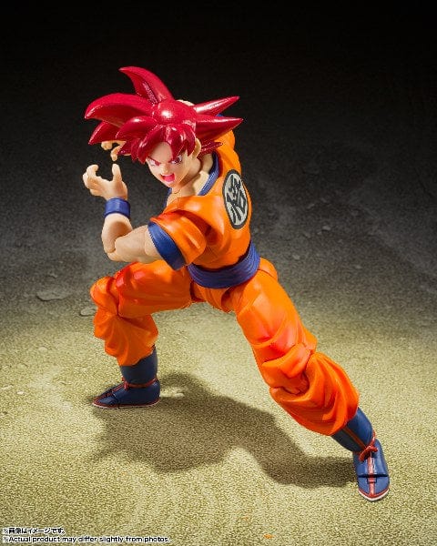 BANDAI SPIRITS Dragon Ball Super S.H.Figuarts Super Saiyan God Goku (Saiyan God of Virtue)