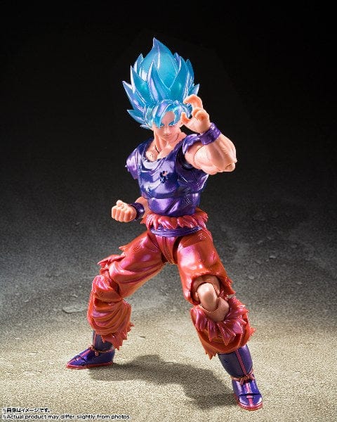 BANDAI SPIRITS Dragon Ball Super S.H. Figuarts Son Goku (Kaio-ken Ver. Vjump Limited 30th Anniversary + SHF Gamma 1 + SHF Gamma 2