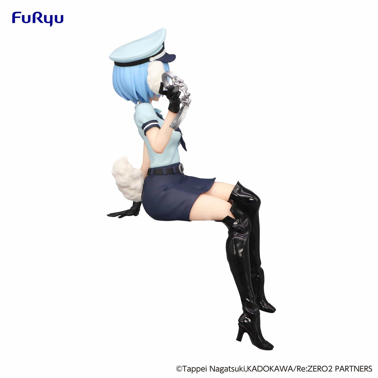 FURYU Re:Zero -Starting Life in Another World- Rem (Inumimi Police Ver.) Noodle Stopper Figure