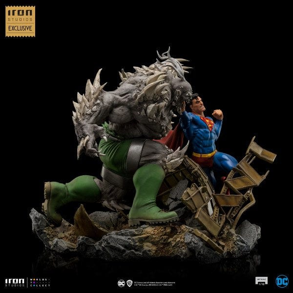 IRON STUDIOS Superman vs Doomsday - DC Comics Exclusive 10 Years - Art Scale 1/10