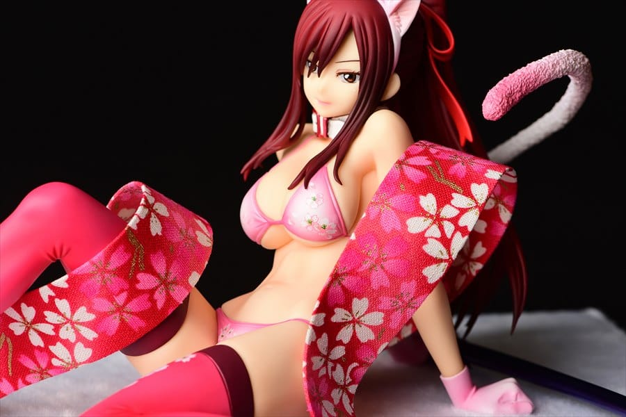 ORCATOYS Fairy Tail Erza Scarlet (Cherry Blossom Cat Gravure Style Ver.) 1/6 Scale Figure