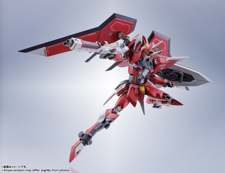 BANDAI SPIRITS Mobile Suit Gundam SEED Freedom Metal Robot Spirits Immortal Justice Gundam + Figuarts mini Athrun Zala