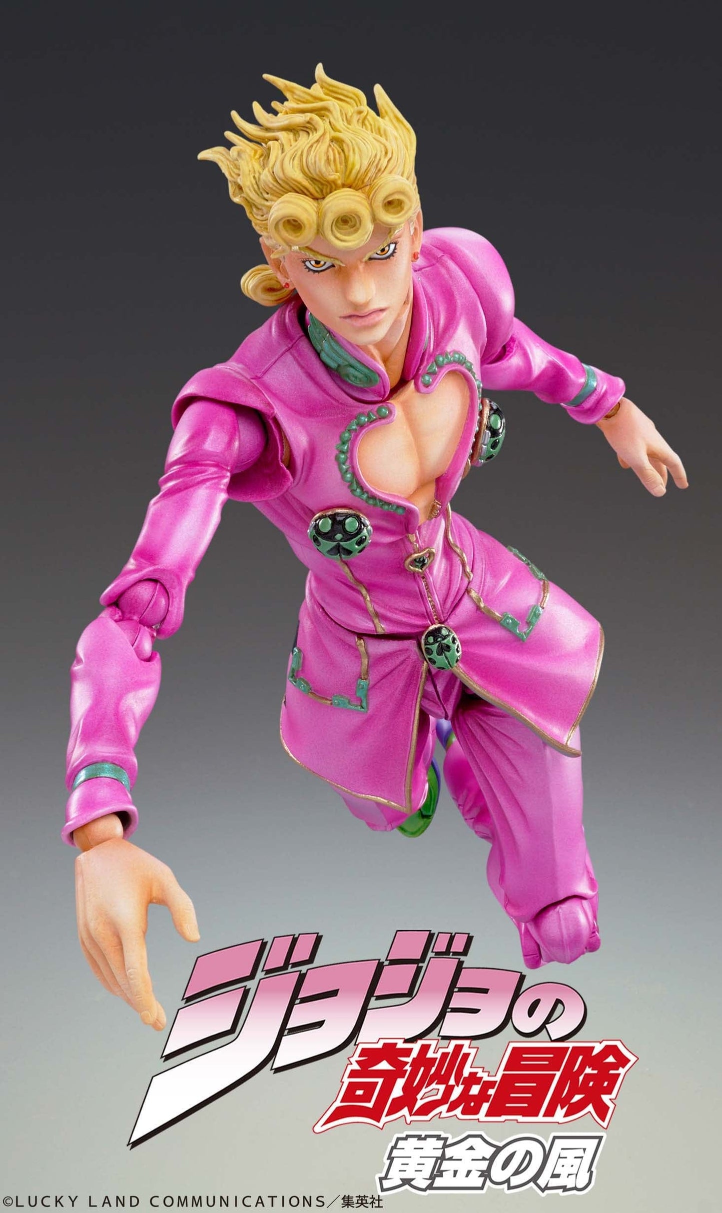 MEDICOS JoJo's Bizarre Adventure: Golden Wind Super Action Statue Giorno Giovanna (Reissue)