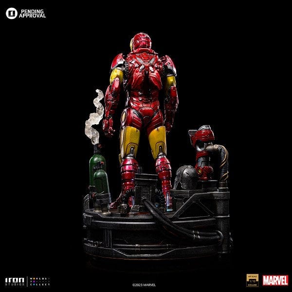 IRON STUDIOS Iron Man Unleashed Deluxe - Marvel Comics - Art Scale 1/10