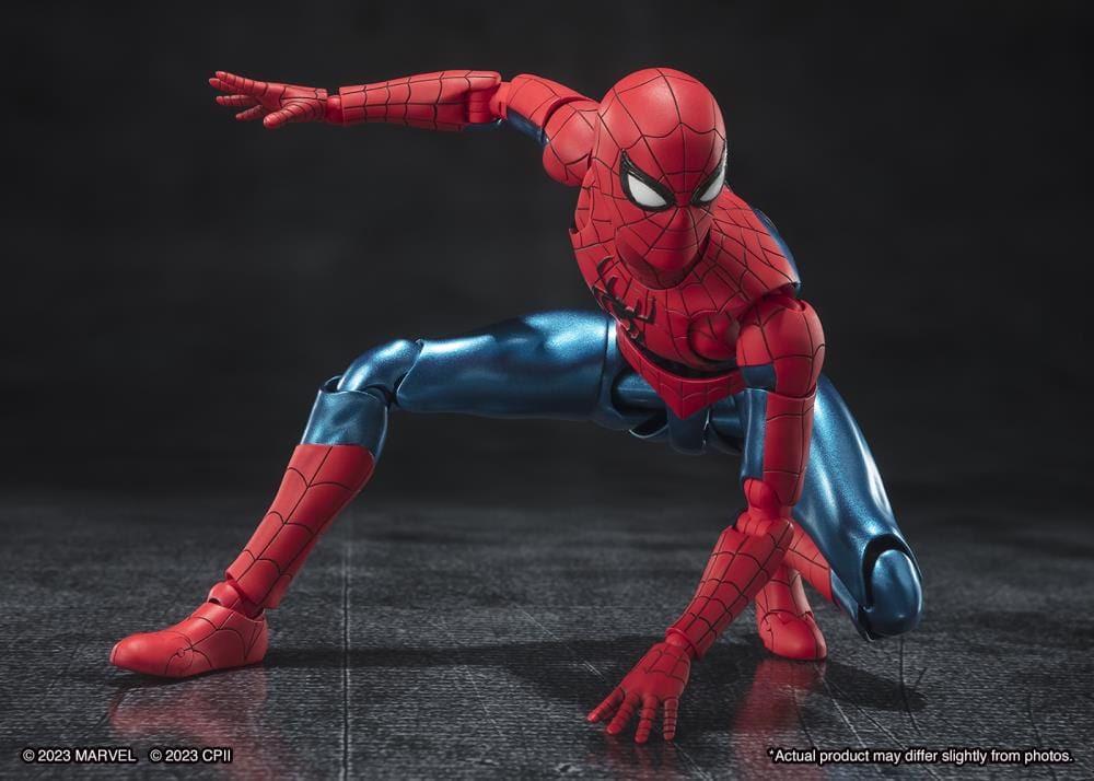 BANDAI SPIRITS Spider-Man: No Way Home S.H.Figuarts Spider-Man (New Red & Blue Suit)