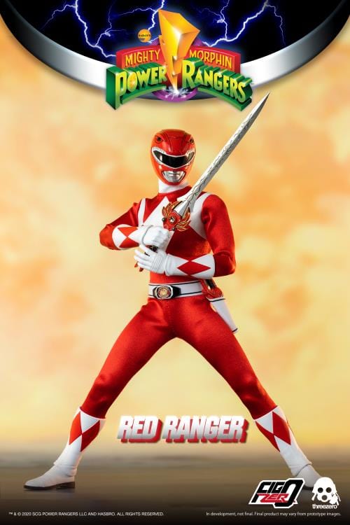 THREEZERO Mighty Morphin Power Rangers FigZero Red Ranger 1/6 Scale Figure