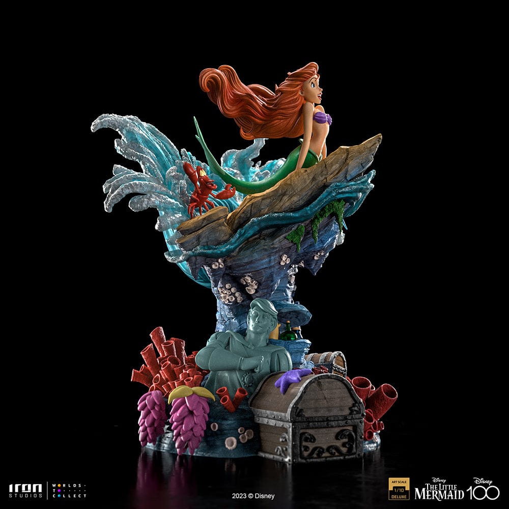 IRON STUDIOS Little Mermaid Deluxe - Disney 100th - Little Mermaid - Art Scale 1/10