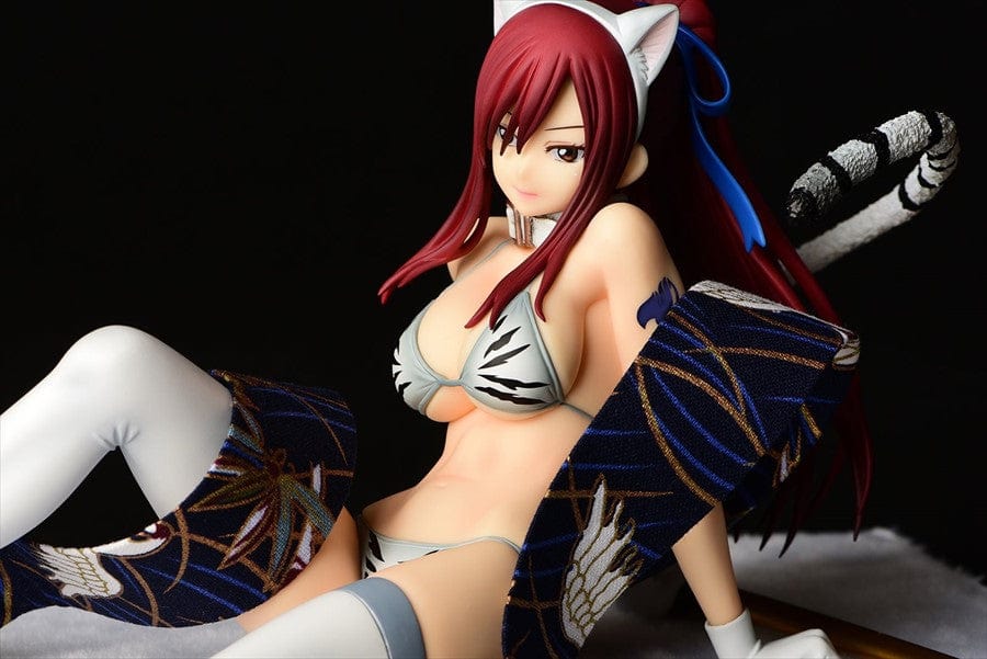 ORCATOYS Fairy Tail Erza Scarlet (White Tiger Cat Gravure Style Ver.) 1/6 Scale Figure