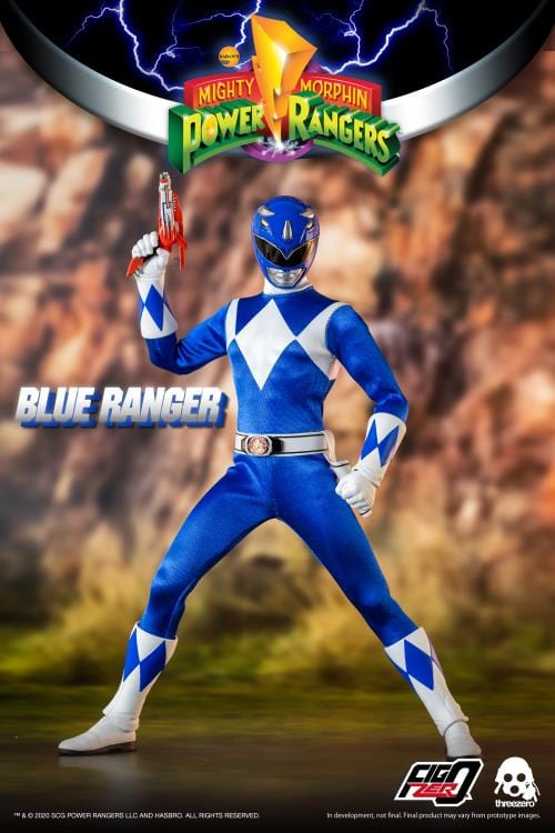 THREEZERO Mighty Morphin Power Rangers FigZero Blue Ranger 1/6 Scale Figure