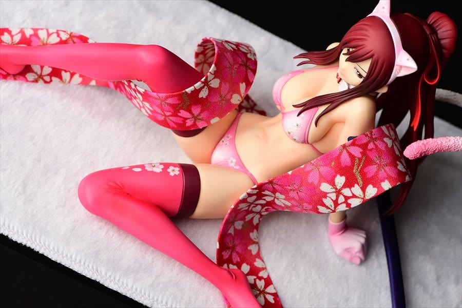 ORCATOYS Fairy Tail Erza Scarlet (Cherry Blossom Cat Gravure Style Ver.) 1/6 Scale Figure