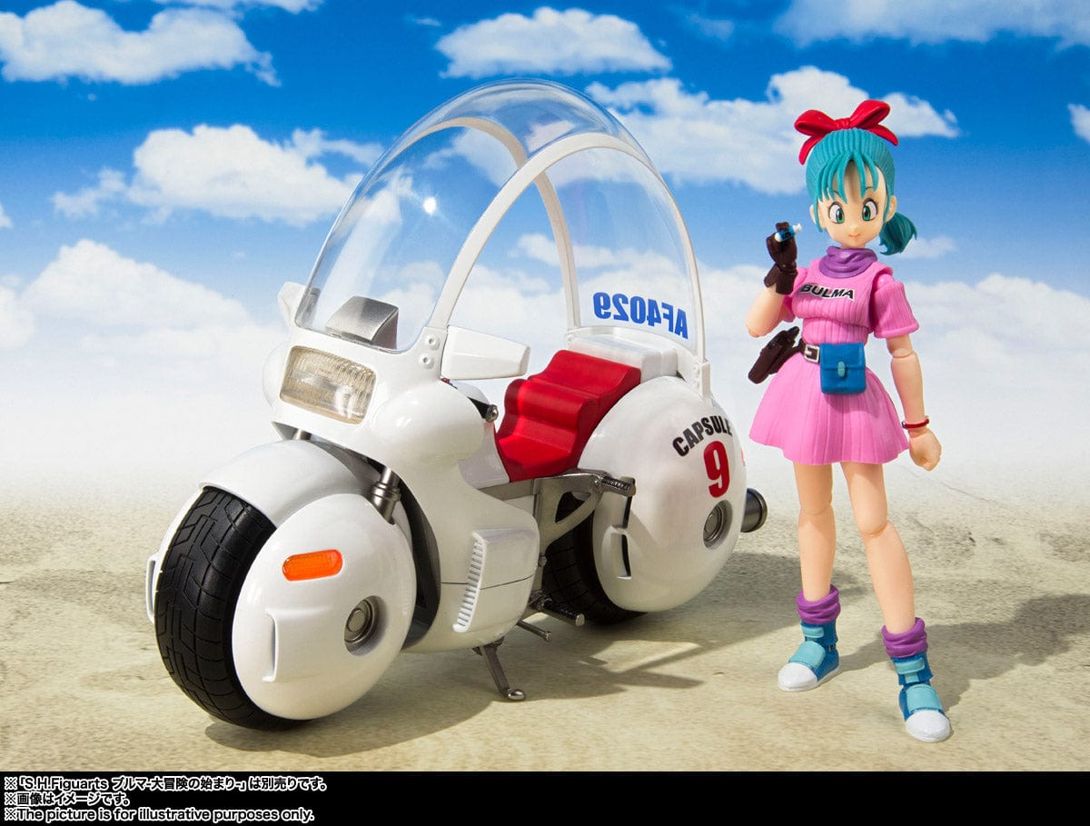 BANDAI SPIRITS Dragon Ball Z S.H.Figuarts Bulma‘s Motorcycle (HOIPOI CAPSULE No.9)