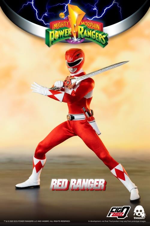 THREEZERO Mighty Morphin Power Rangers FigZero Red Ranger 1/6 Scale Figure