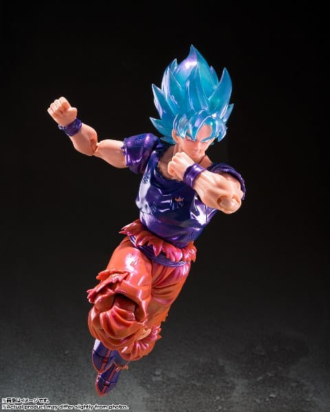 BANDAI SPIRITS Dragon Ball Super S.H. Figuarts Son Goku (Kaio-ken Ver. Vjump Limited 30th Anniversary + SHF Gamma 1 + SHF Gamma 2