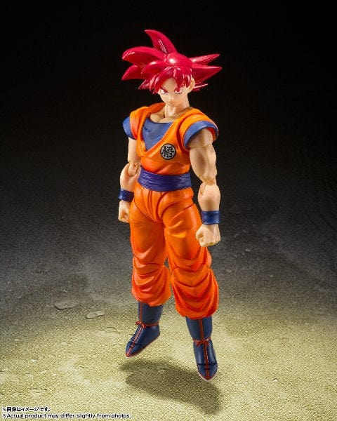 BANDAI SPIRITS Dragon Ball Super S.H.Figuarts Super Saiyan God Goku (Saiyan God of Virtue)